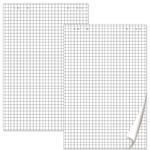 Блокноты для флипчарта BRAUBERG, КОМПЛЕКТ 5 штук, 20 листов, клетка, 67,5х98 см, 80 г/м2, 124097