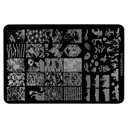 Irisk Пластина для стемпинга 023, 9,5х14,5см