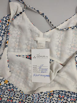 Топ H&M с принтом 40 размер