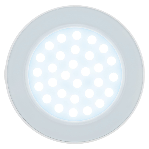 ULE-R03-3W/NW IP41 WHITE картон Светильник светодиодный накладной для интерьерного освещения. Мощность 3 Вт. Материал корпуса - алюминий, цвет - белый