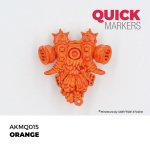 Акриловый маркер AK Interactive Quick Marker Orange