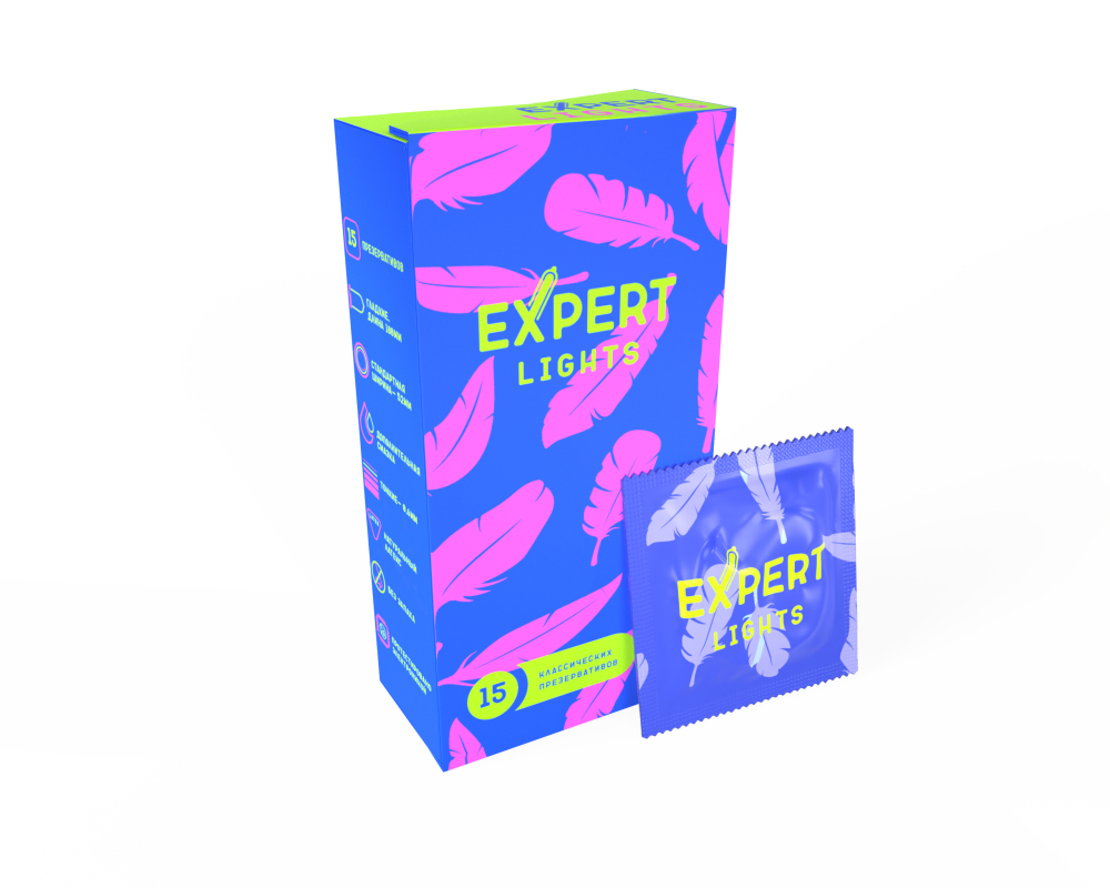 Презервативы Expert Lights 15 шт