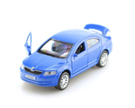 Модель ин. мет. "Skoda Octavia" 12см, открыв. двери, синий, в коробка OCTAVIA-BU (Технопарк)