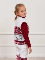 Жилет вязаный