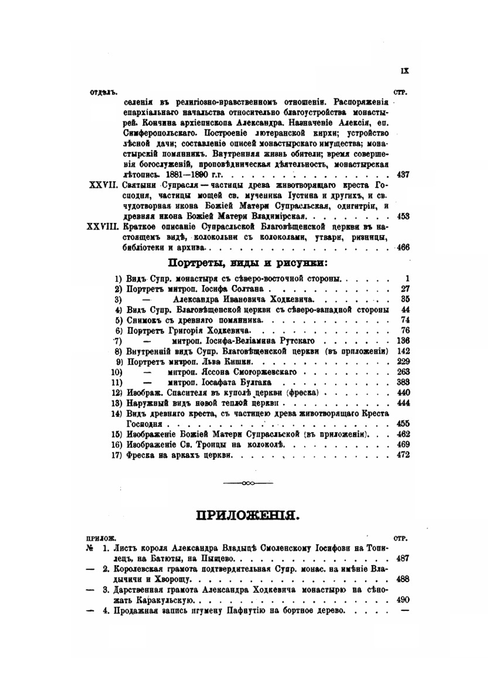 Супрасльский Благовещенский монастырь. Историко-статистическое описание | Николай