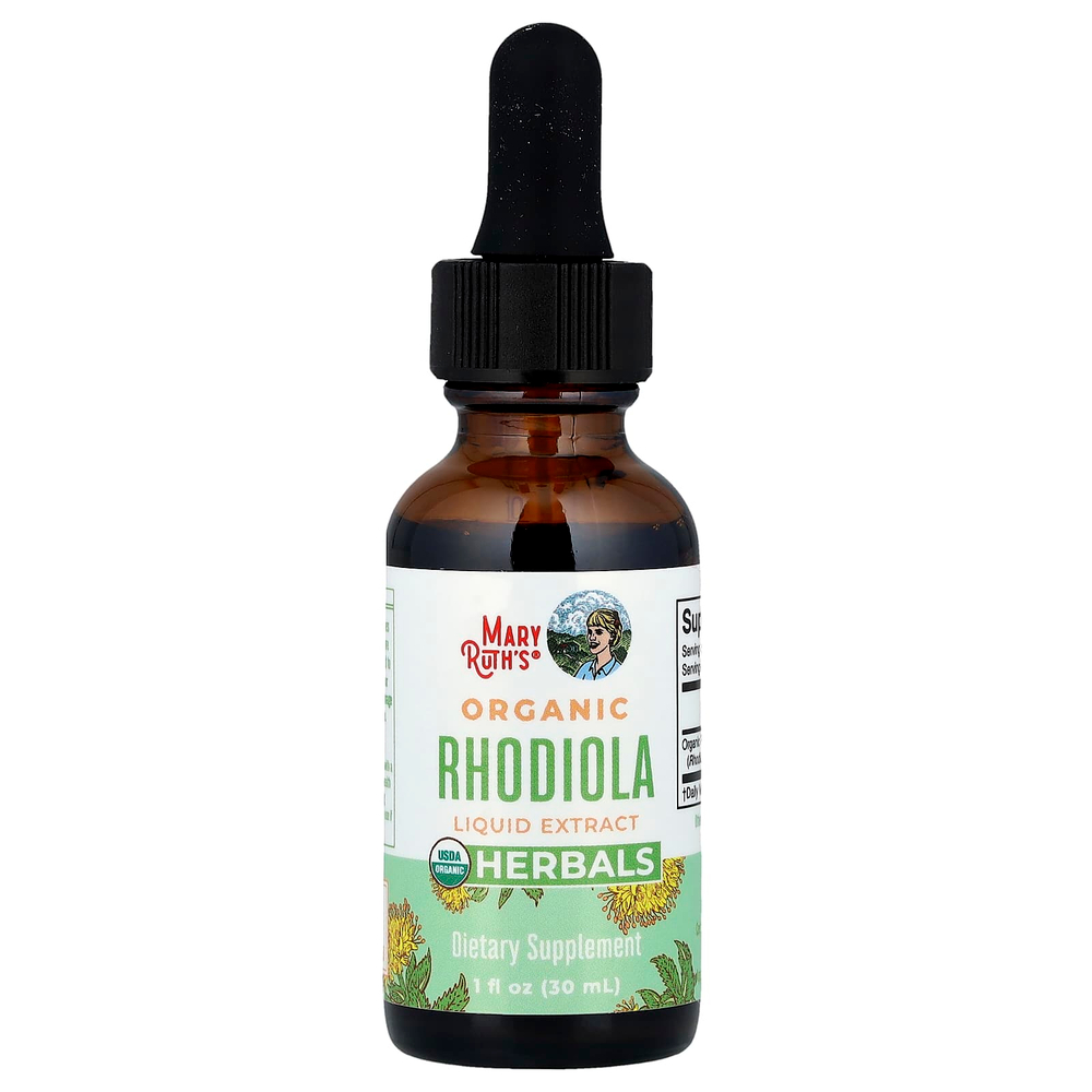 MaryRuth's, жидкий экстракт органической родиолы, 30 мл (1 жидк. унция)