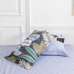 Комплект постельного белья Сатин с Одеялом (простынь на резинке) OBR113