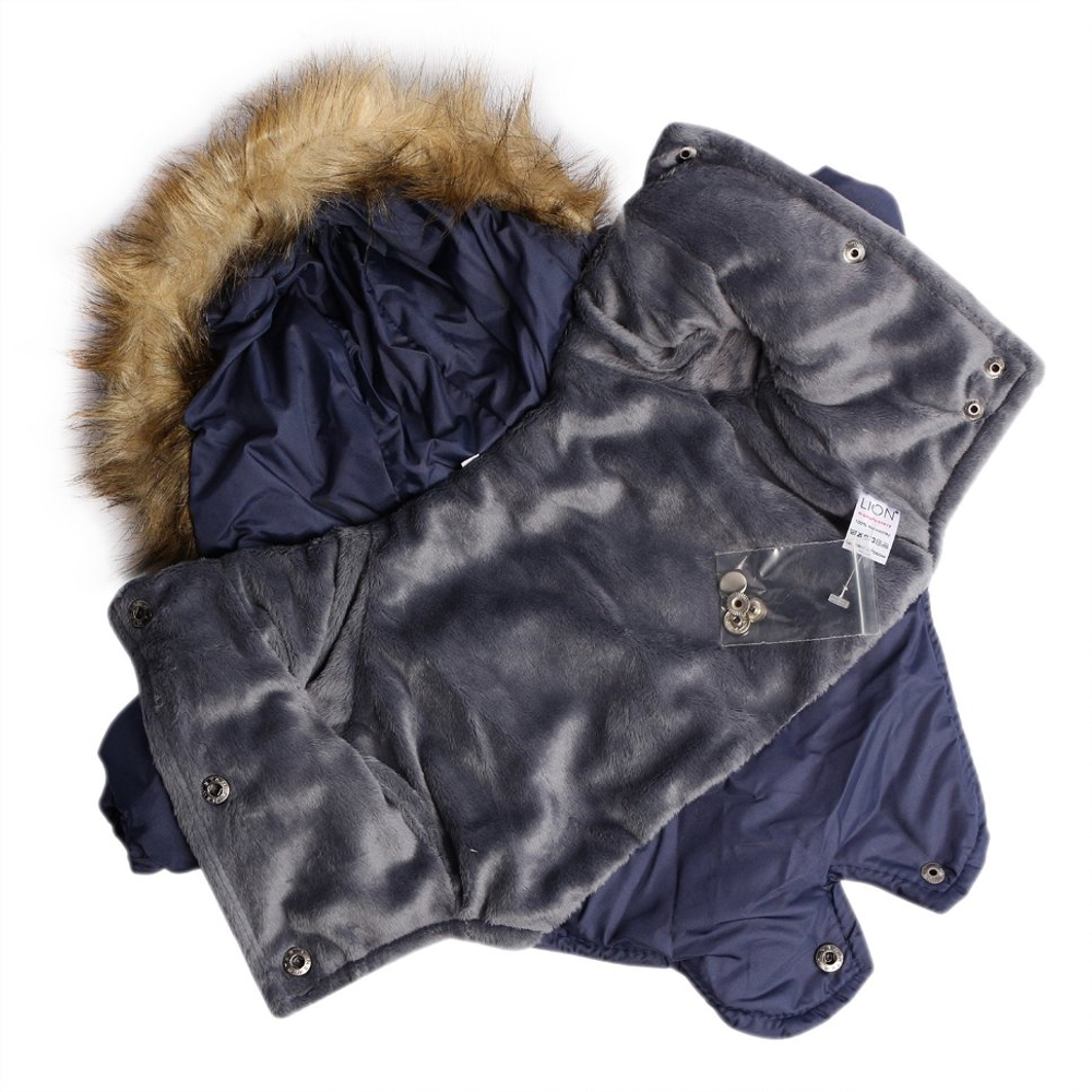 Зимняя куртка для собак Lion Winter парка LP065 (Размер S (спинка 18-20 см))