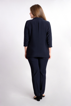 Жакет женский 3288АПА, Тёмно тёмно син #70ТТСи043288АП
