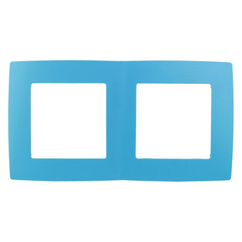 12-5002-28 ЭРА Рамка на 2 поста, Эра12, голубой