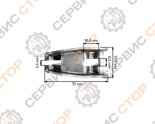 РЫЧАГ ВЫЖИМА СЦЕПЛЕНИЯ (ЛАПКА) XINGTAI 120/224