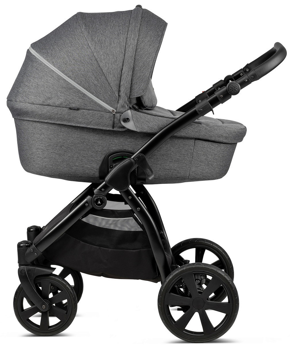 Детская коляска Noordi Fjordi 3 в 1 с автокреслом Terra Black 1132813 Dark Grey