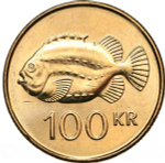Iceland, 100 Kronur - Lumpfish, 2007, MS