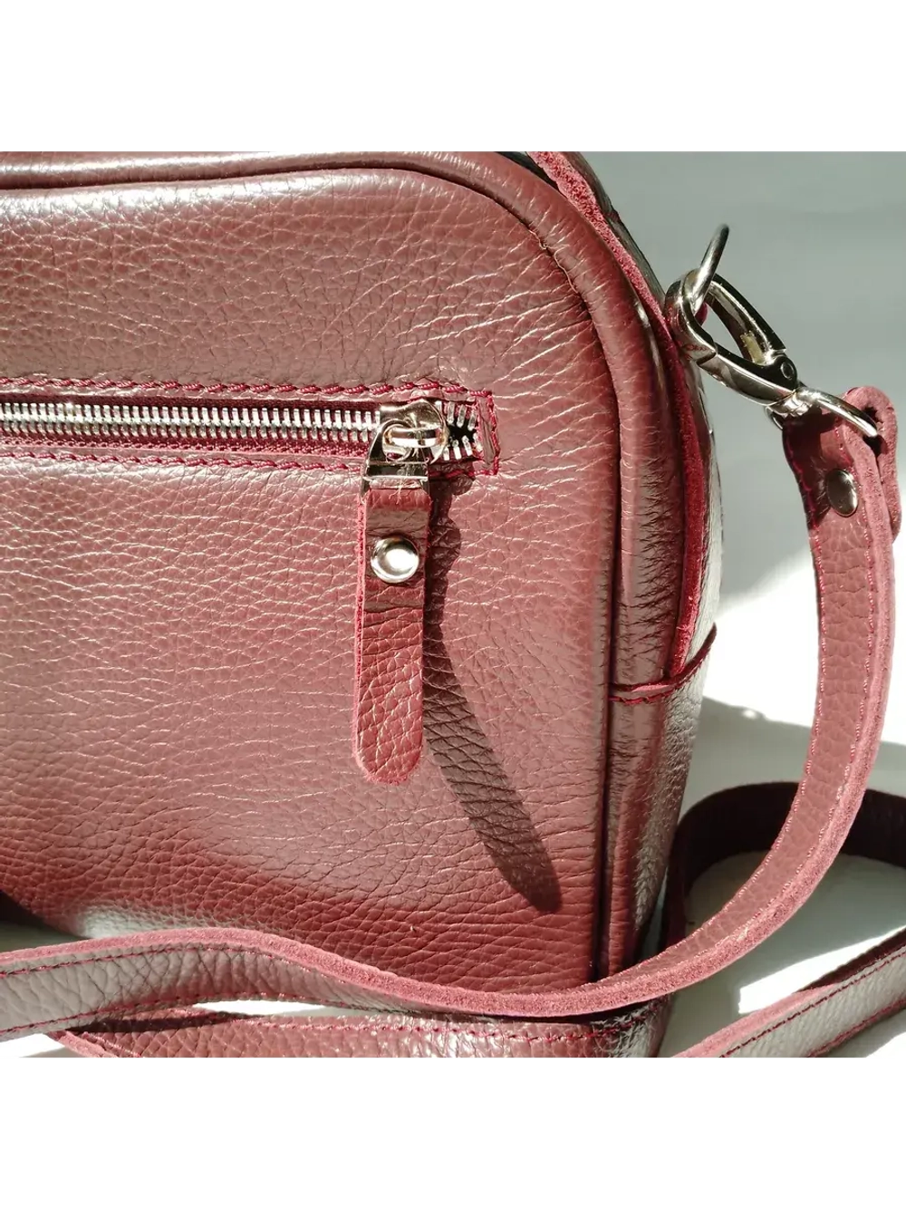 Сумка женская через плечо кросс боди натуральная кожа летняя