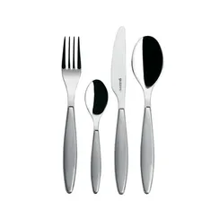 Набор столовых приборов feeling серый (24 предмета)