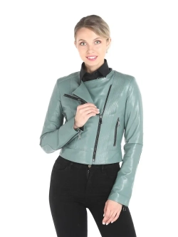 Косуха кожаная куртка женская Турция