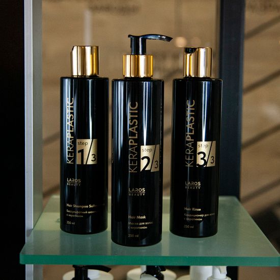 LAROS BEAUTY Кондиционер для волос с кератином KeraPlastic Hair Rinse, 250 ml