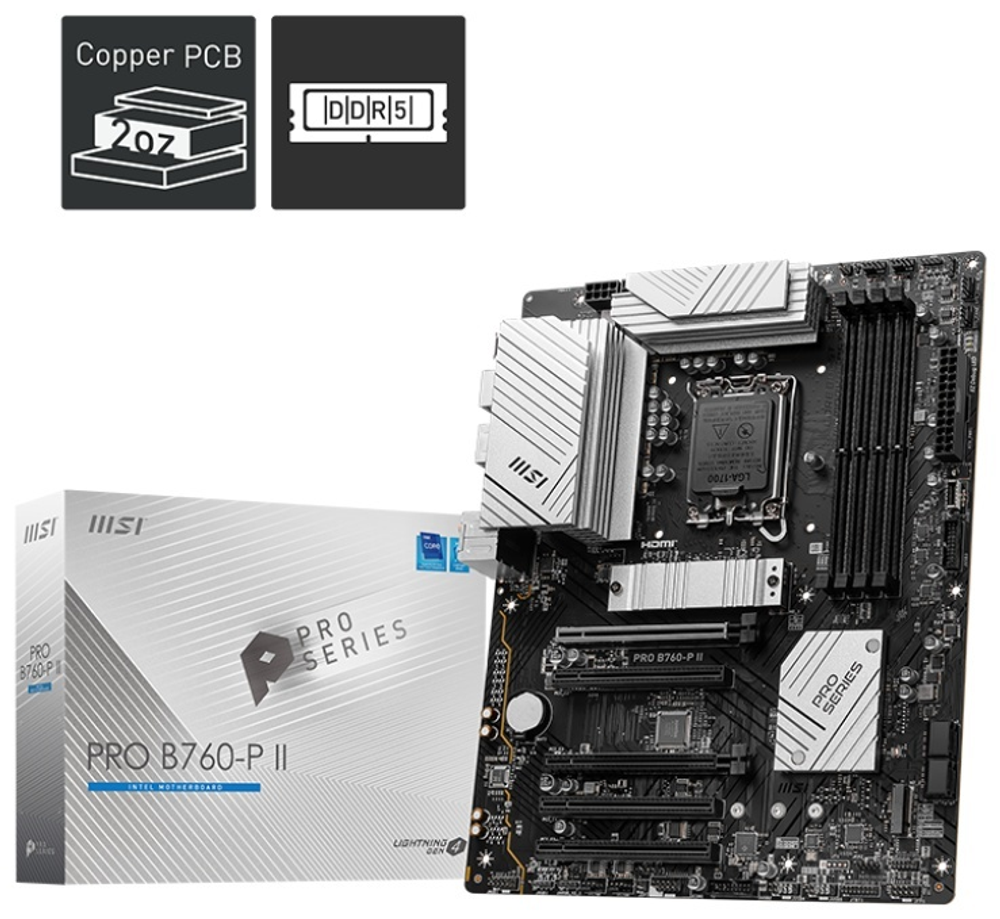 Материнская плата MSI PRO B760-P II