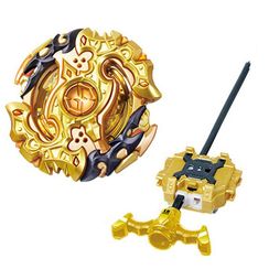 Волчок и лаунчер Spriggan Requiem 0 Zeta B00 gold axe ver. от Takara Tomy
