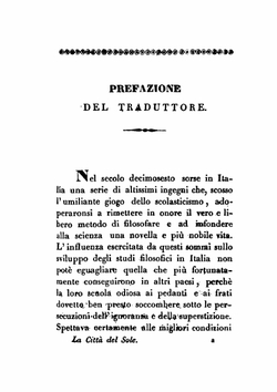 La Città Del Sole | Tommaso Campanella