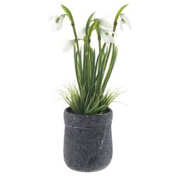 GAEM Цветочная композиция "Подснежники", L13 W12 H28 см