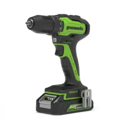 Аккумуляторная дрель-шуруповерт GREENWORKS GD24DD35K2 3704007UA (АКБ 2 А/ч, ЗУ)