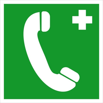 ЕС 06 "Телефон связи с медицинским пунктом (скорой медицинской помощью) "