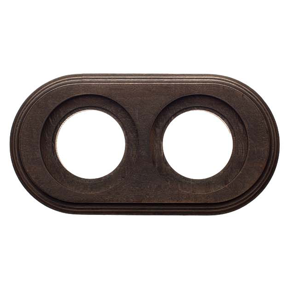 Рамка 2 постовая, накладной монтаж, цвет Старое дерево BF1-620-17