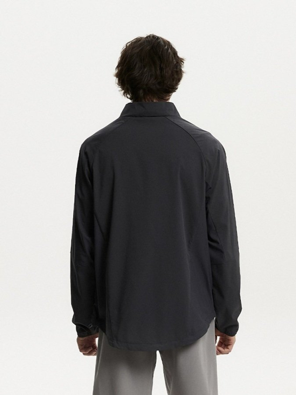 ОДЕЖДА ДЛЯ ТЕННИСА Мужская, Кофта с рукавом SEVENSIX JACKIE JACKET MEN DARK GREY .