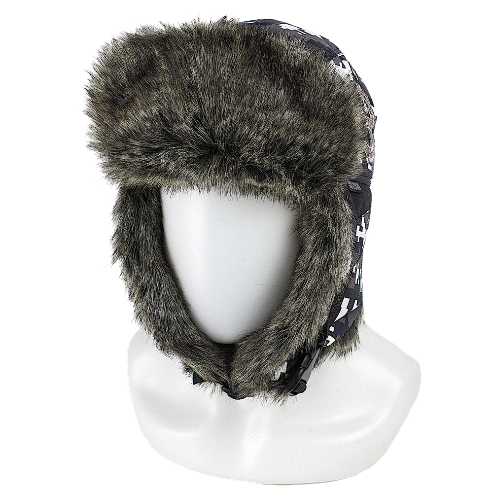 Шапка-ушанка Extreal Норд с Клином Мех барсук КМФ Цифра -