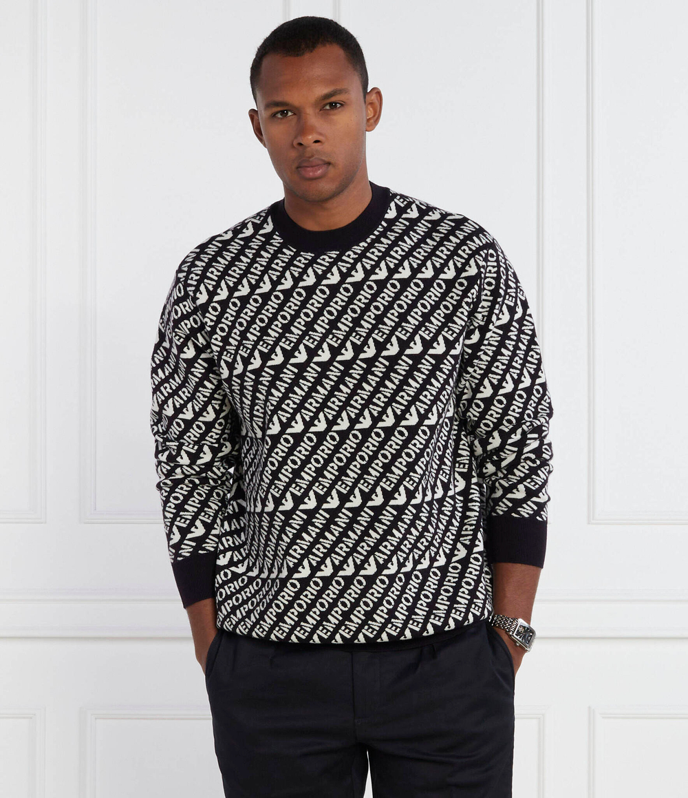 Свитер PULLOVER Emporio Armani - черный(6R1MU2 1MMKZ)