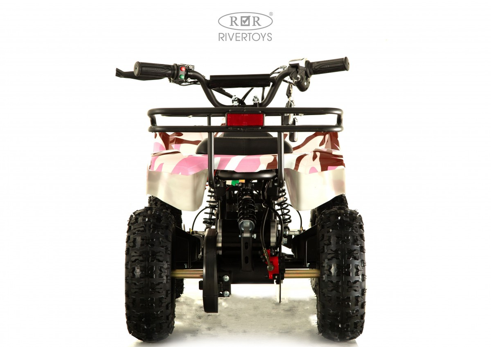 Детский электроквадроцикл TIKI Розовый камуфляж