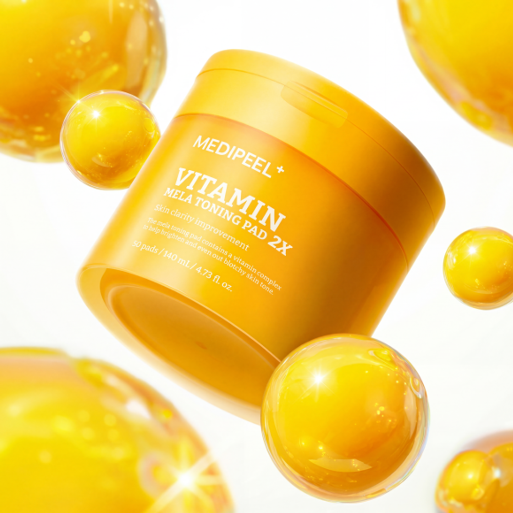 Medi-Peel Vitamin Mela Toning Pad 2Х витаминные пэды для лица для тонуса и сияния кожи