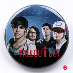 Значок Fall Out Boy 36 мм ( в ассортименте )