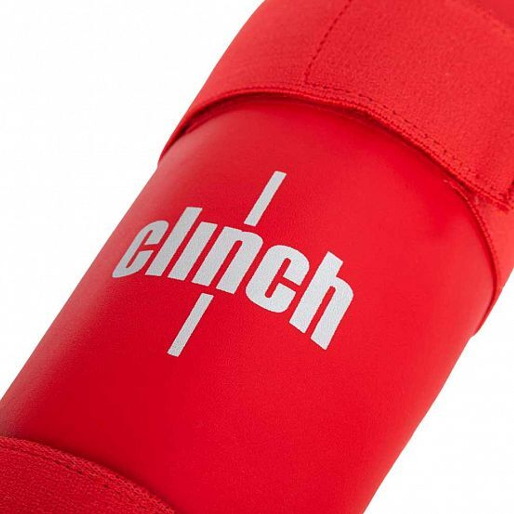 Защита голени Clinch Shin Guard Kick красная C522