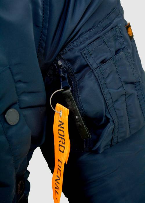 Куртка Аляска N-3B  Husky Denali (синяя - r.blue/r.blue)