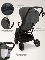 Коляска прогулочная Sweet Baby SBL Aura Plus Basic Dark Grey