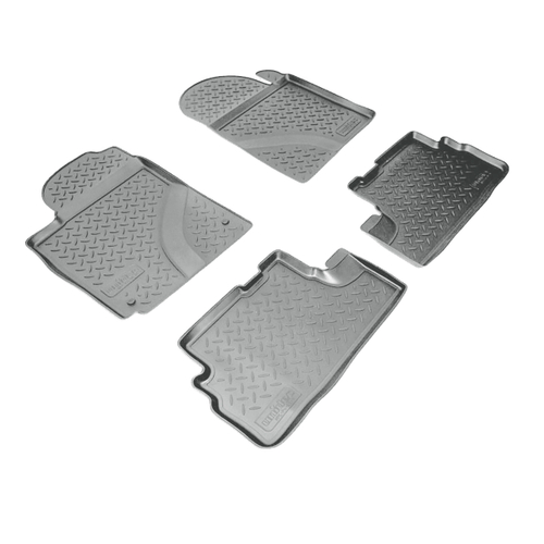 Ковры в салон Norplast/Unidec для Toyota Corolla Verso в кузове E12 (2007-2009), Серый, арт.NPL-Po-88-14-G