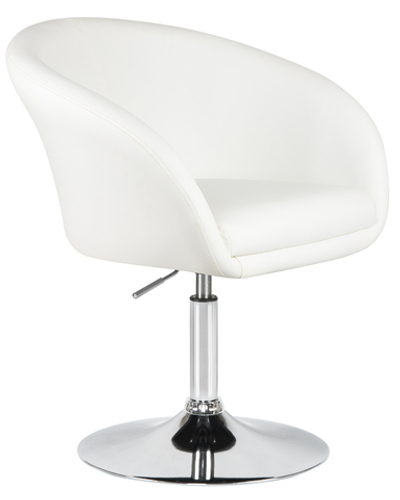 Кресло дизайнерское DOBRIN EDISON, белый