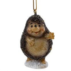 GAEM Фигурка декоративная подвесная "Ёжик", L4 W3 H6 см, 2в.