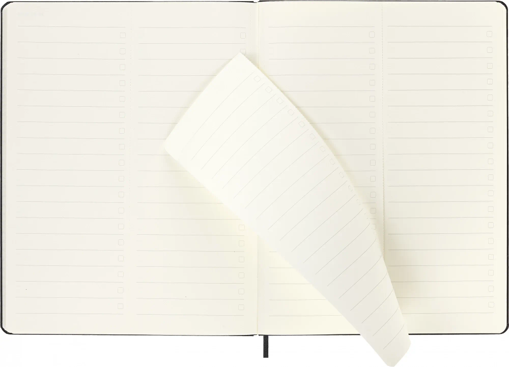 Еженедельник на 2025 год Moleskine PRO Weekly Vertical XL (DHB12PRO4) 19х25 cм твердая обложка черный