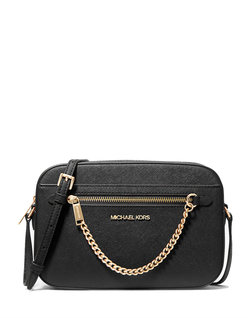 Кросс-боди Michael Kors Jet Set Leather | Черный