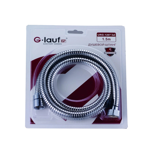 Шланг душевой 200 см имп/кон Glauf URG-1207 блистер