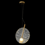Светильник подвесной Crystal Lux FROZEN SP1 BRASS