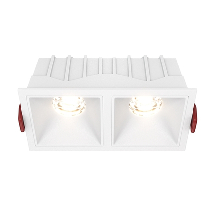 Модульный встраиваемый светодиодный светильник диммируемый Maytoni Alfa LED DL043-02-10W3K-D-SQ-W