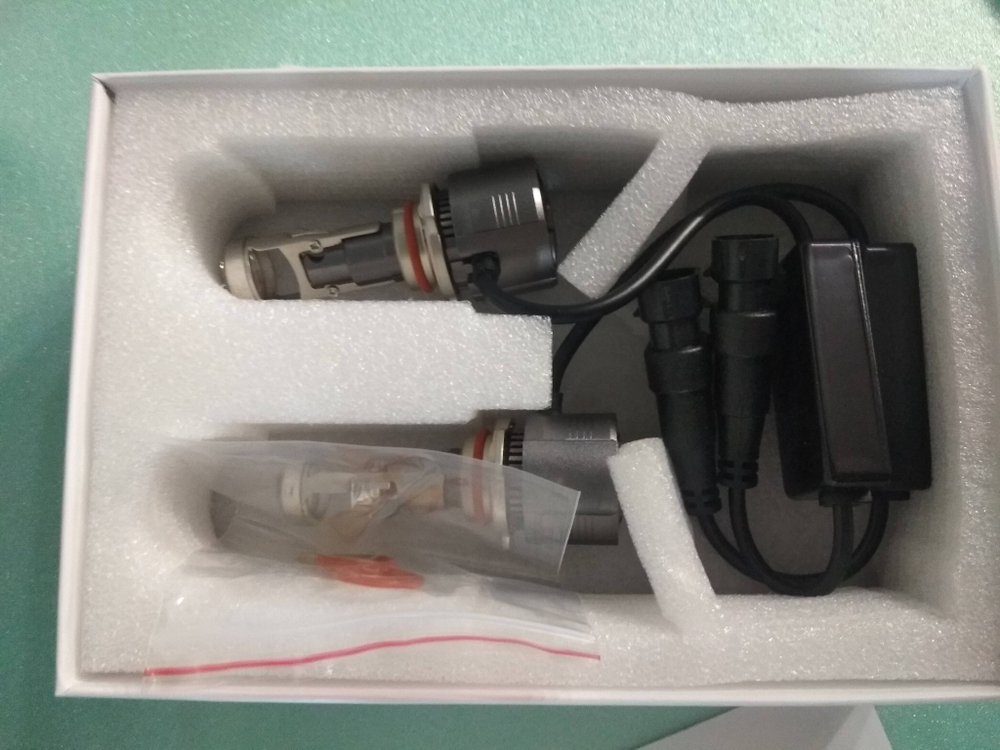 H11 / Светодиодные (H11) лампы Lenses AHL H11 6000lm 30W, линзы 0.4 кг 20х14х6