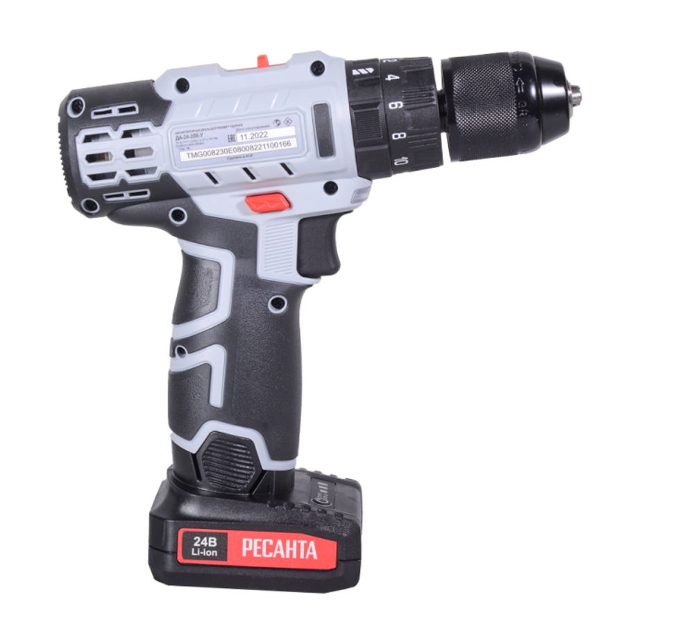 Дрель-шуруповерт аккумуляторная Ресанта ДА-24-2ЛК-У