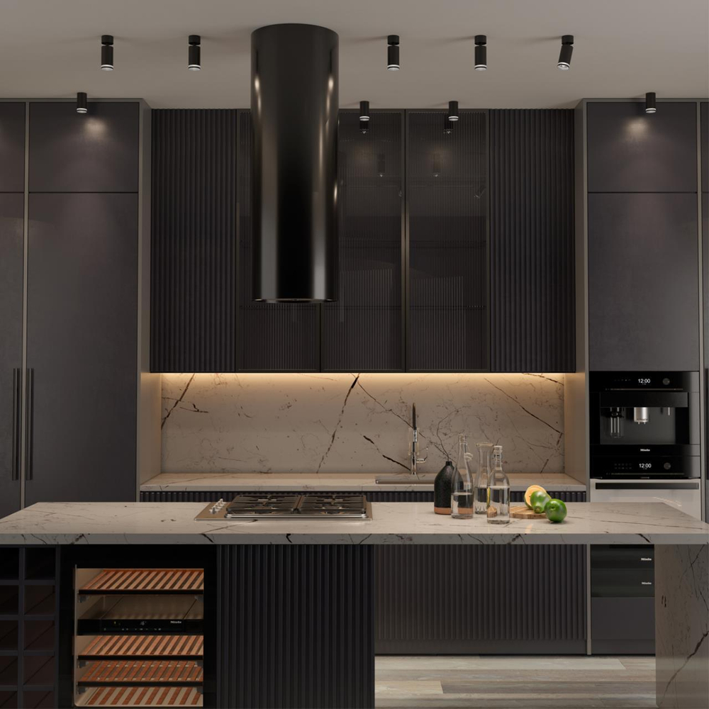 370889 OVER NT22 черный Накладной светильник IP20 GU10 9W 220V ULAR