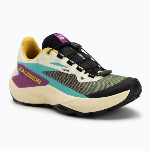 Женские Кроссовки для бега Salomon Genesis transparent yellow/black/willowherb