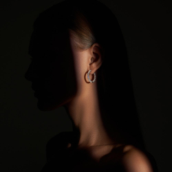 Серьги ROUND 25 mm